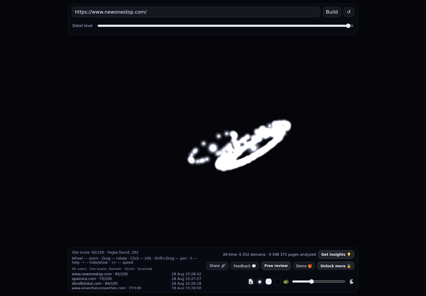New One Stop · RADAR_GRAPH