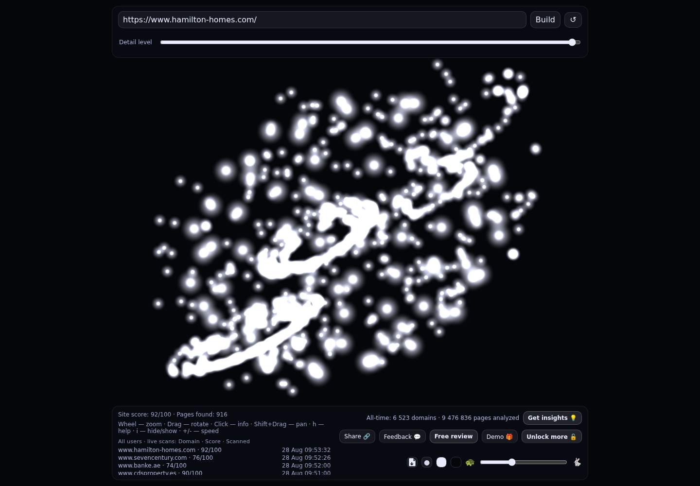 Hamilton Homes · RADAR_GRAPH