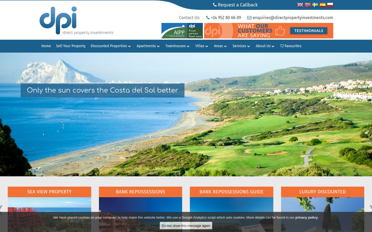 Direct Property Investments · HOMEPAGE_SCREENSHOT