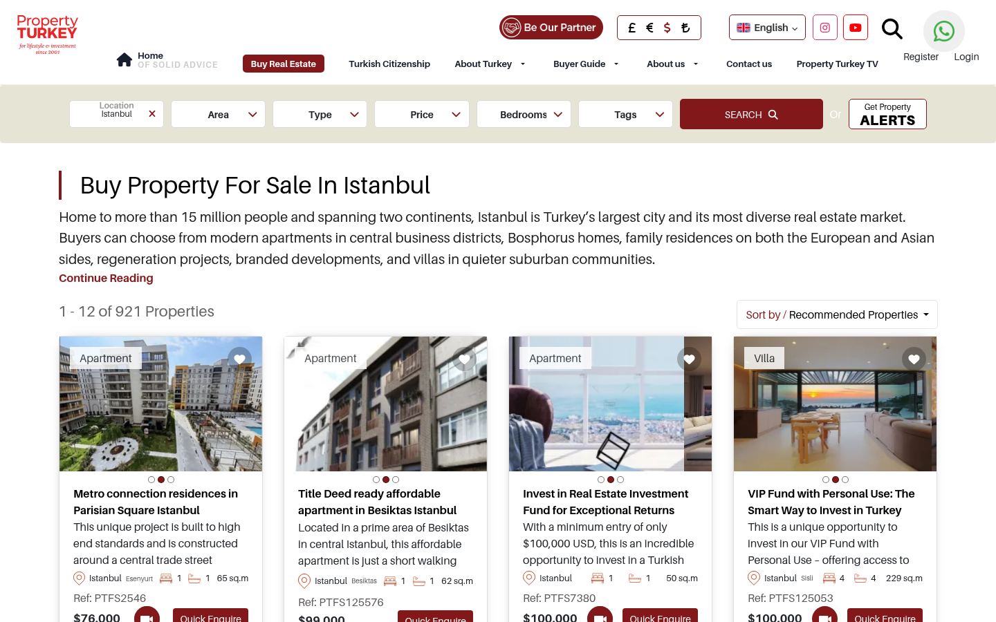 Property Turkey &middot; HOMEPAGE_SCREENSHOT