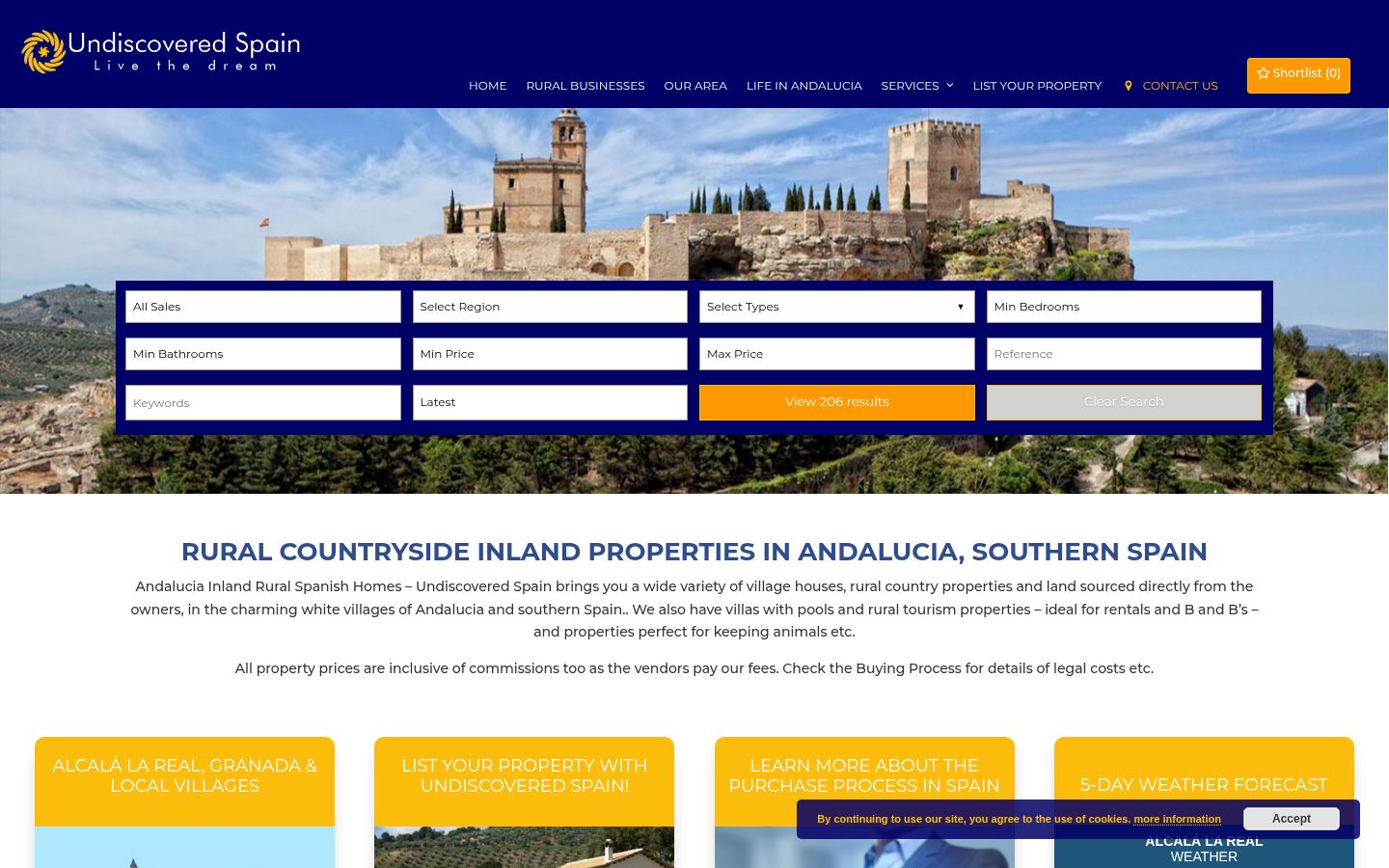 Undiscovered Spain · HOMEPAGE_SCREENSHOT