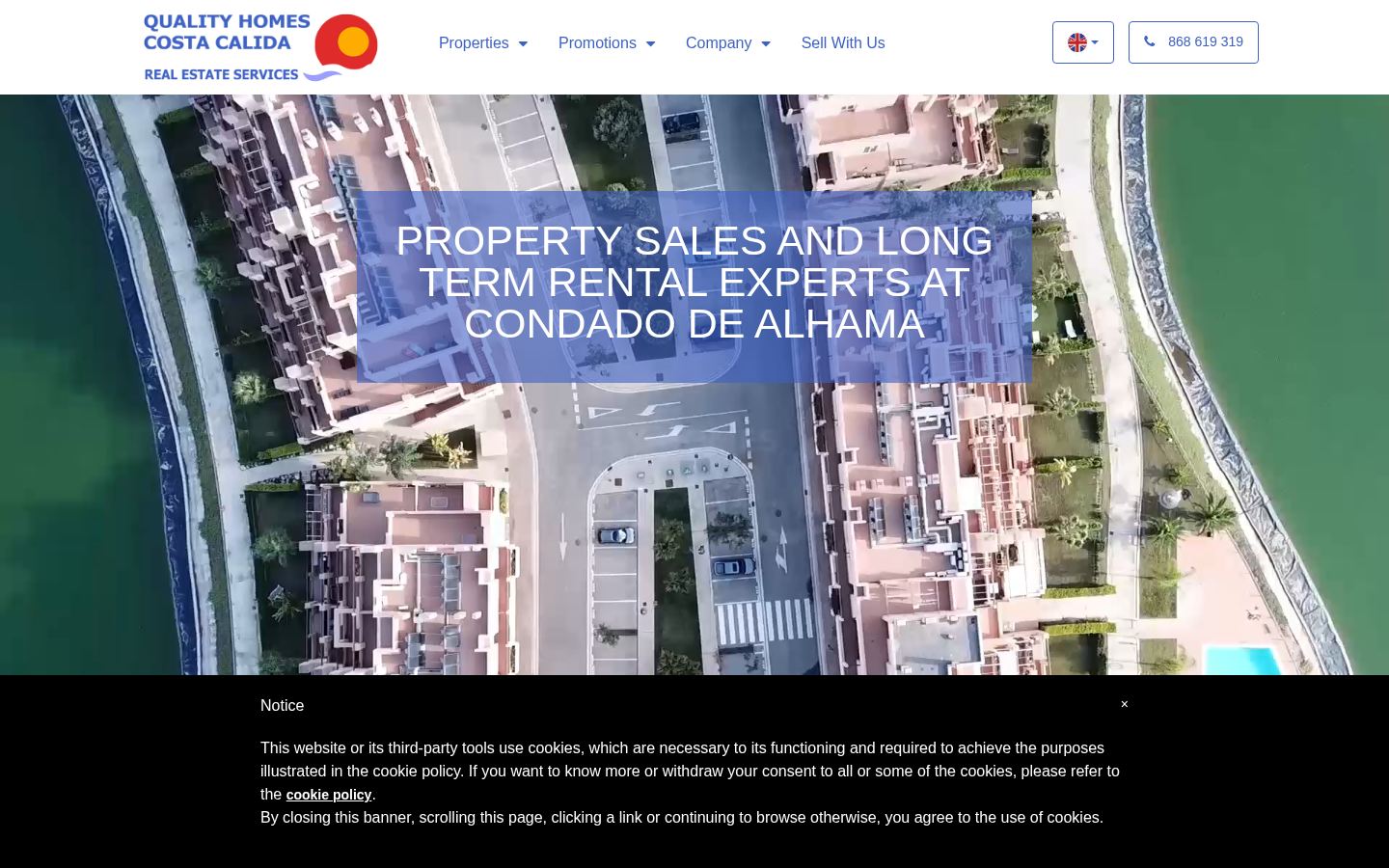 Quality Homes Costa Calida · HOMEPAGE_SCREENSHOT
