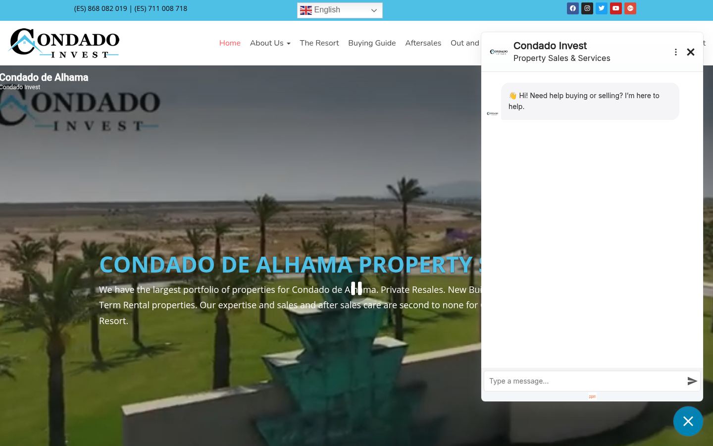 Condado Invest · HOMEPAGE_SCREENSHOT
