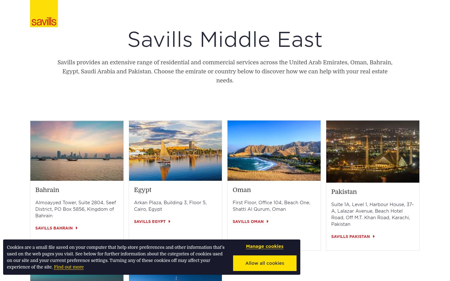 Savills Dubai · HOMEPAGE_SCREENSHOT