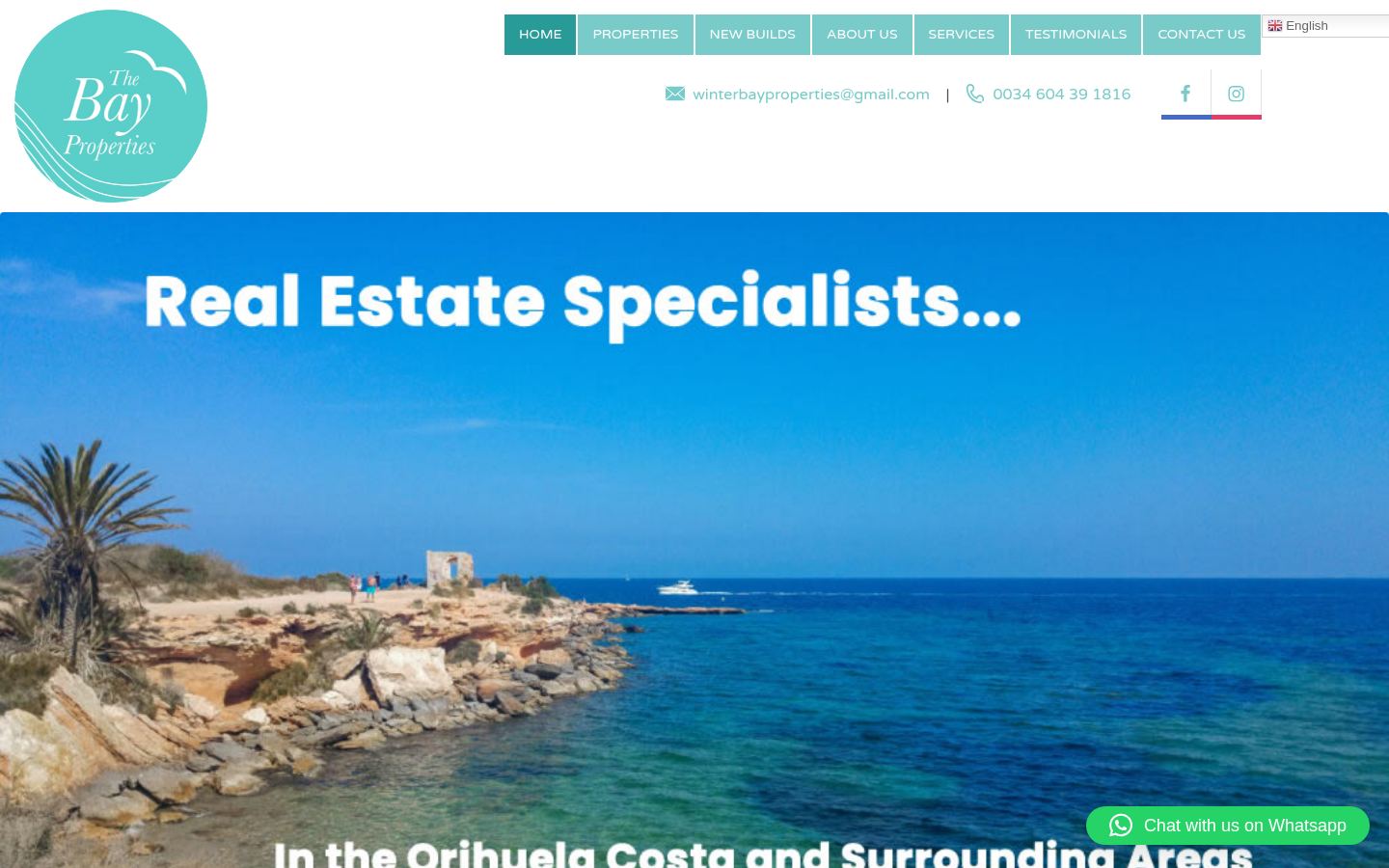 The Bay Properties · HOMEPAGE_SCREENSHOT