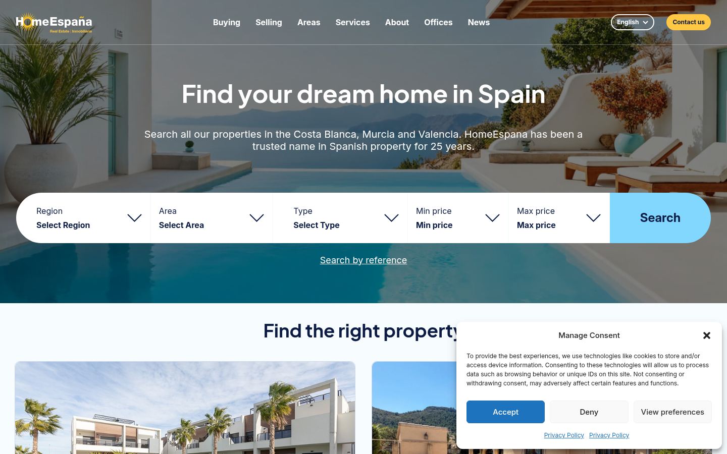 Home España · HOMEPAGE_SCREENSHOT