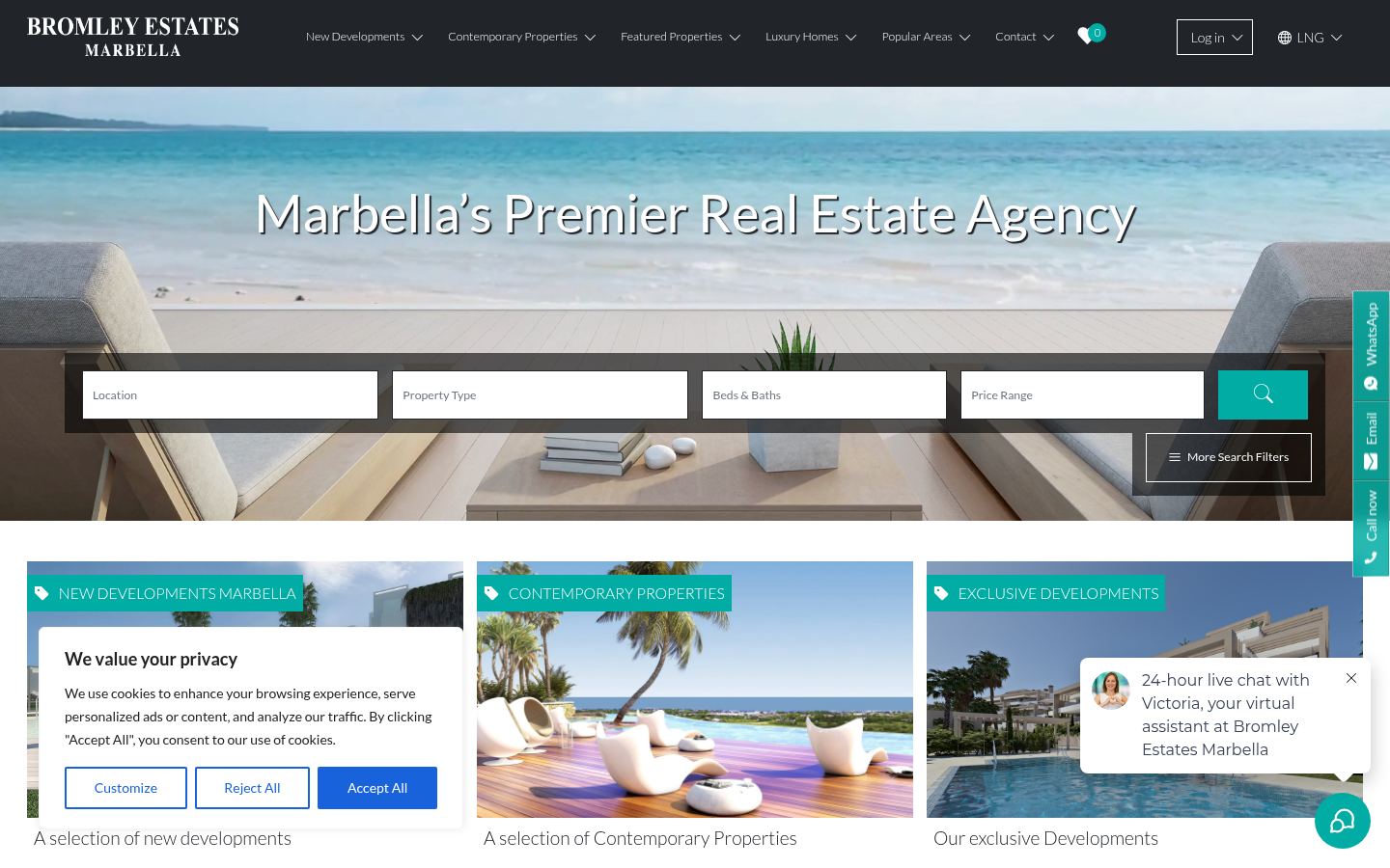 Bromley Estates Marbella · HOMEPAGE_SCREENSHOT