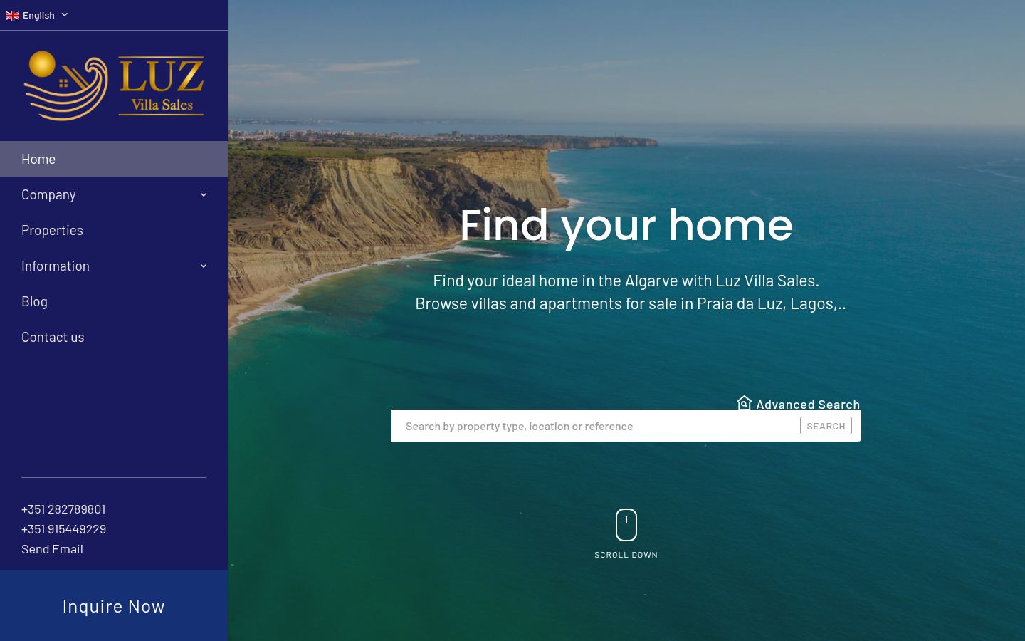 Luz Villa Sales · HOMEPAGE_SCREENSHOT