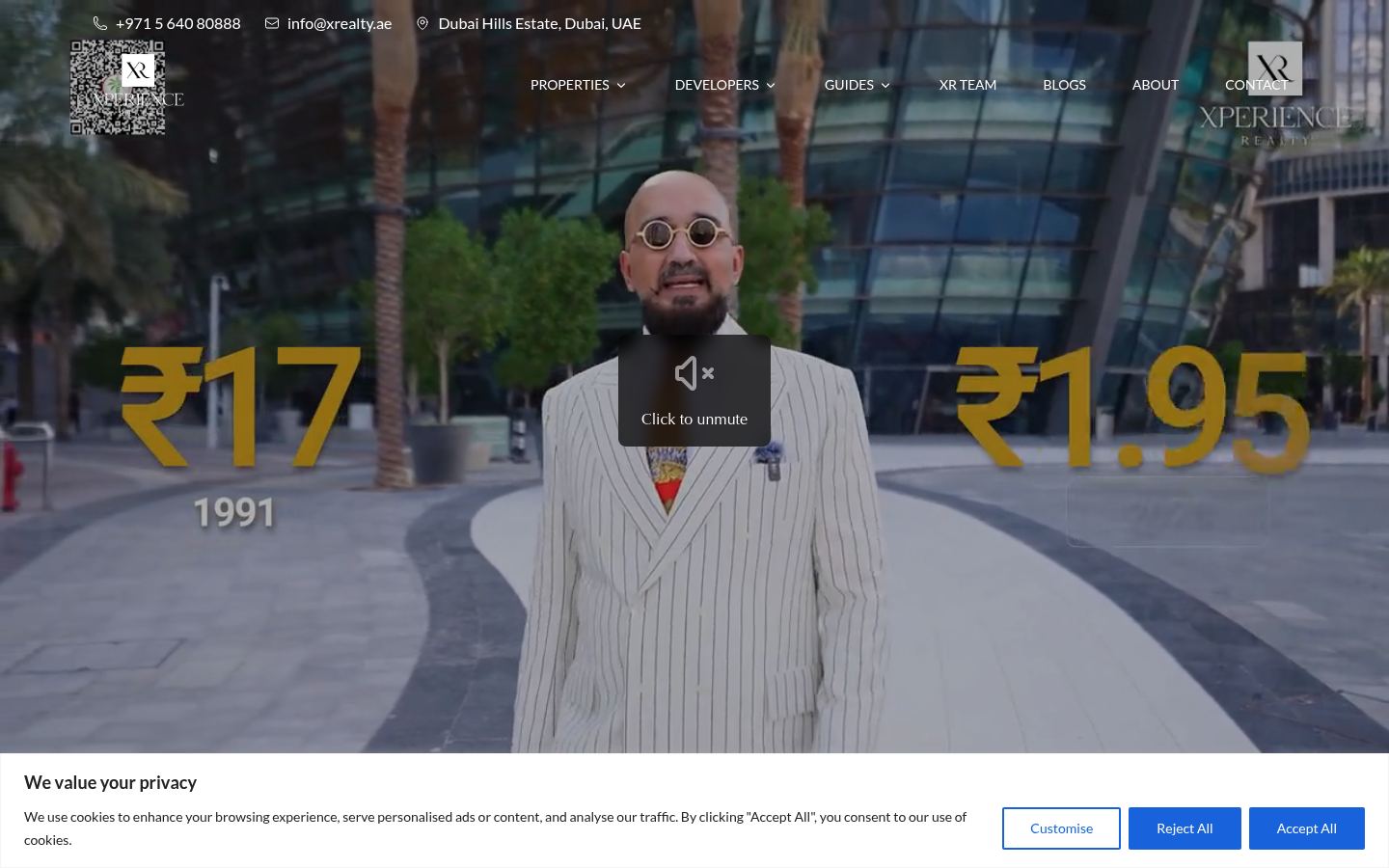Xperience Realty Real Estate · HOMEPAGE_SCREENSHOT