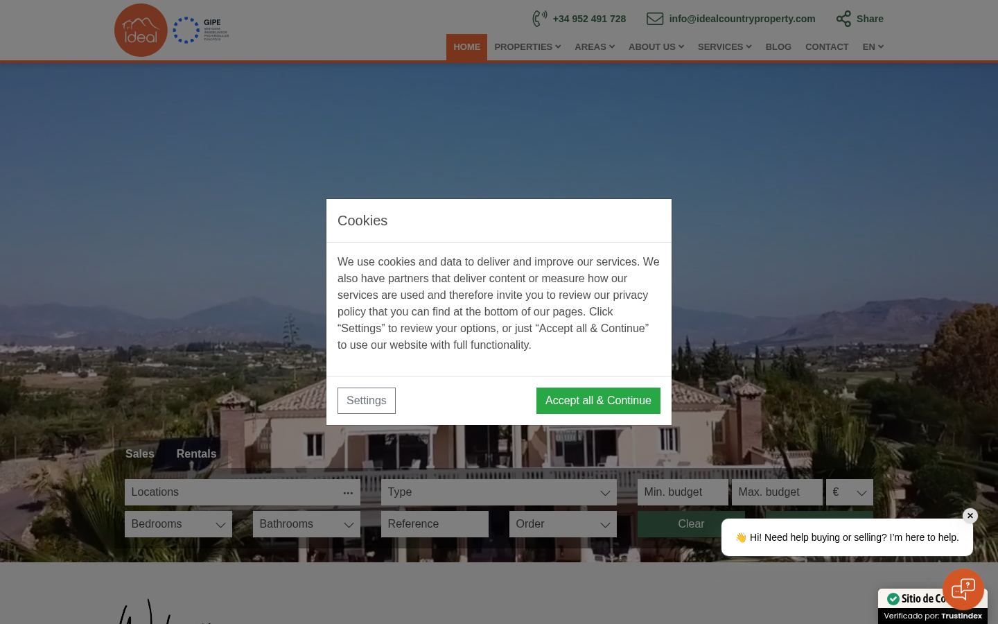 Ideal Country Property · HOMEPAGE_SCREENSHOT