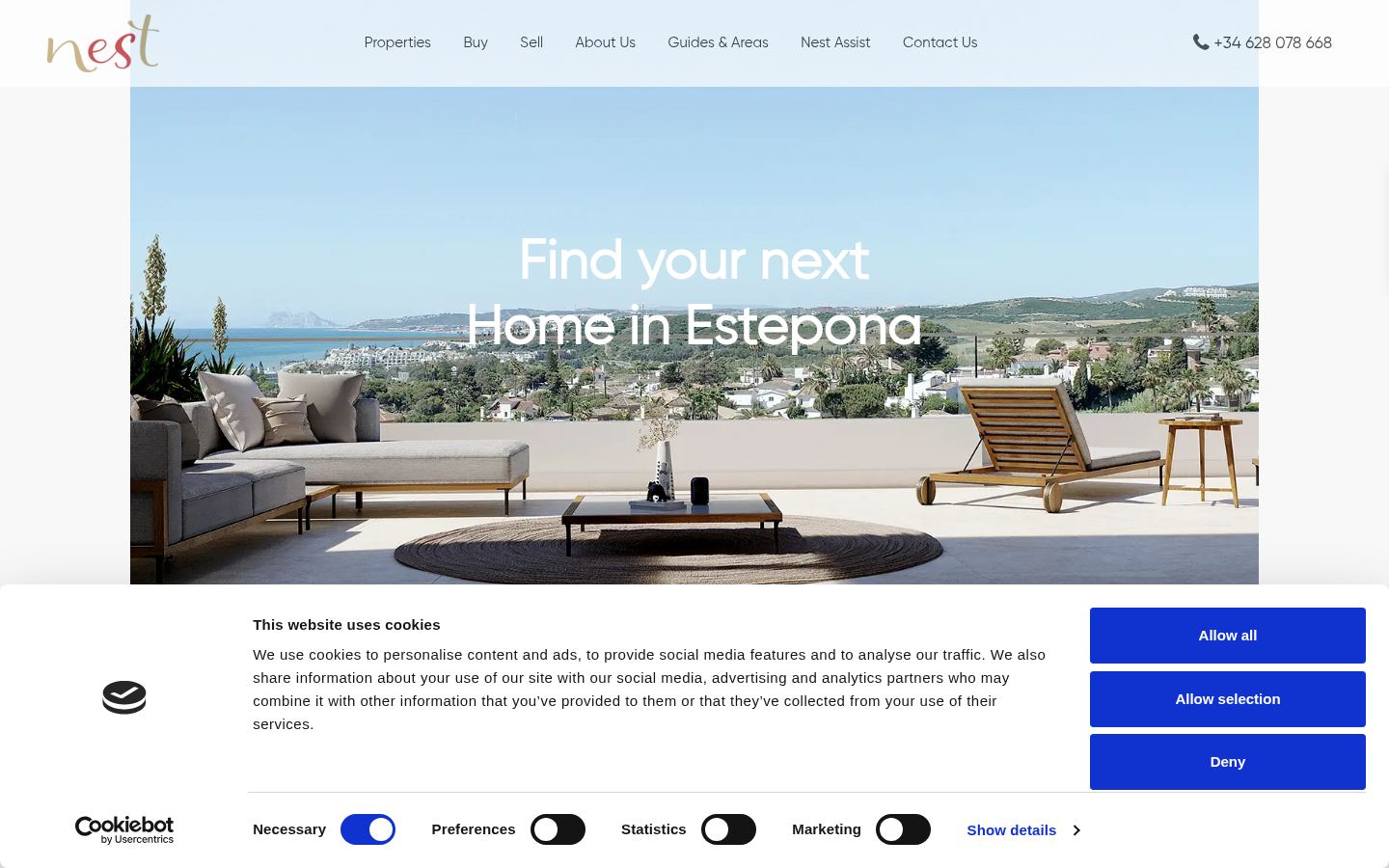 Nest Bostad · HOMEPAGE_SCREENSHOT