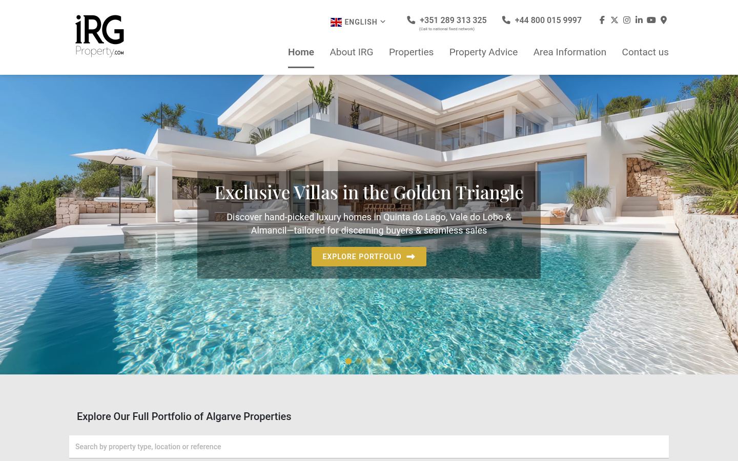 IRG Property · HOMEPAGE_SCREENSHOT
