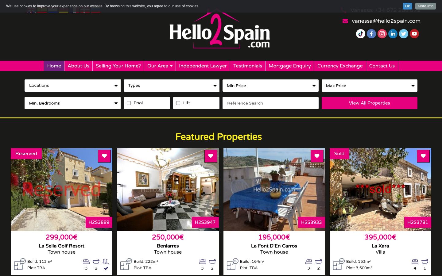 Hello2Spain · HOMEPAGE_SCREENSHOT