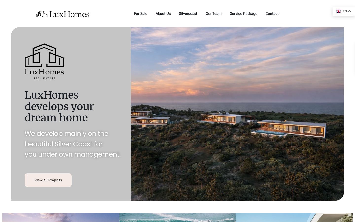 LuxHomes · HOMEPAGE_SCREENSHOT