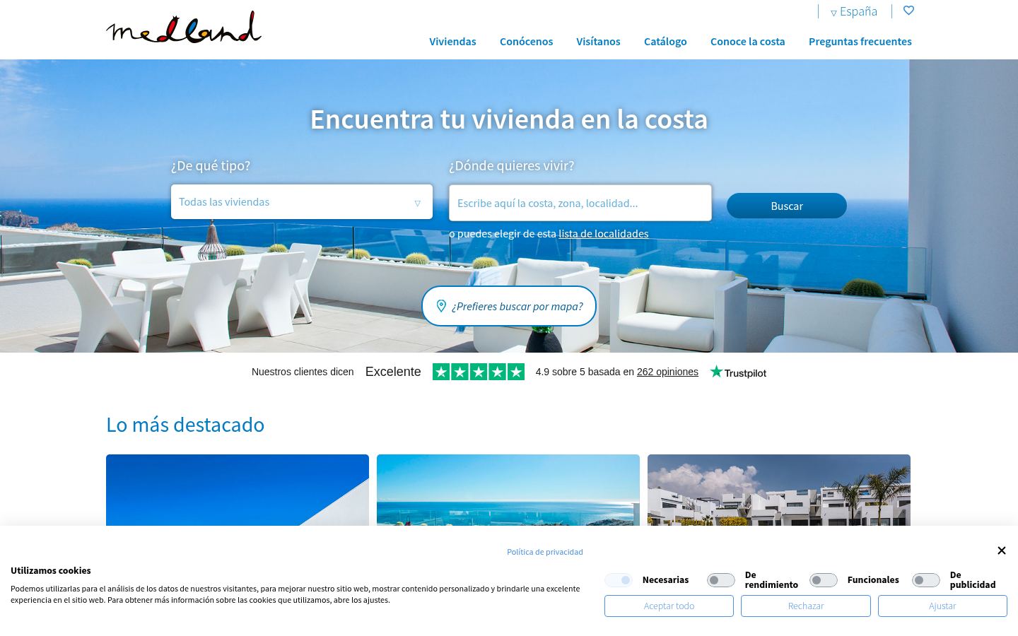 Medland Spain · HOMEPAGE_SCREENSHOT