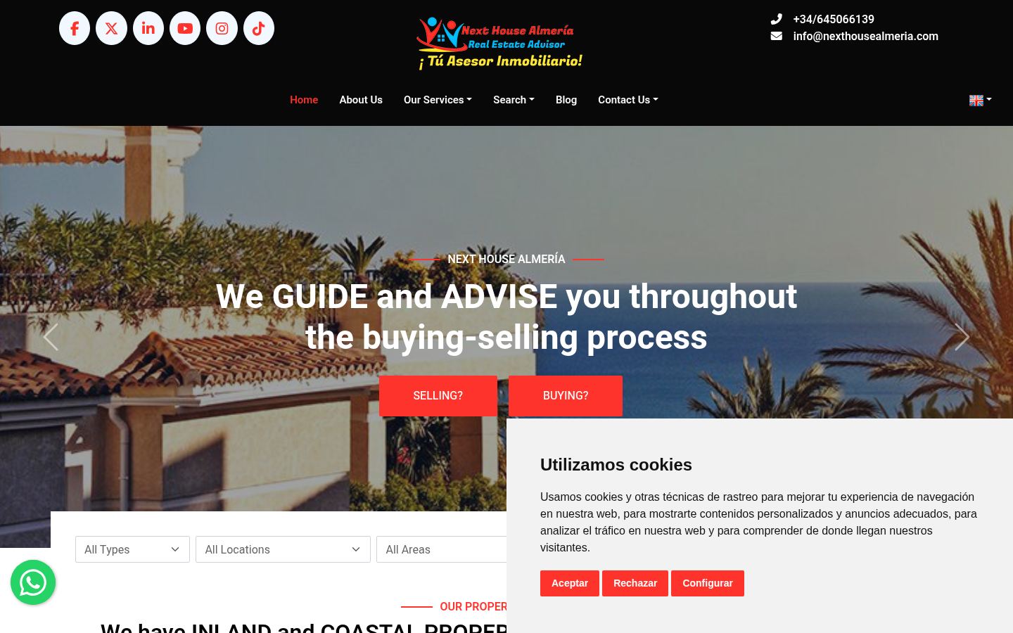 Next House Almeria · HOMEPAGE_SCREENSHOT