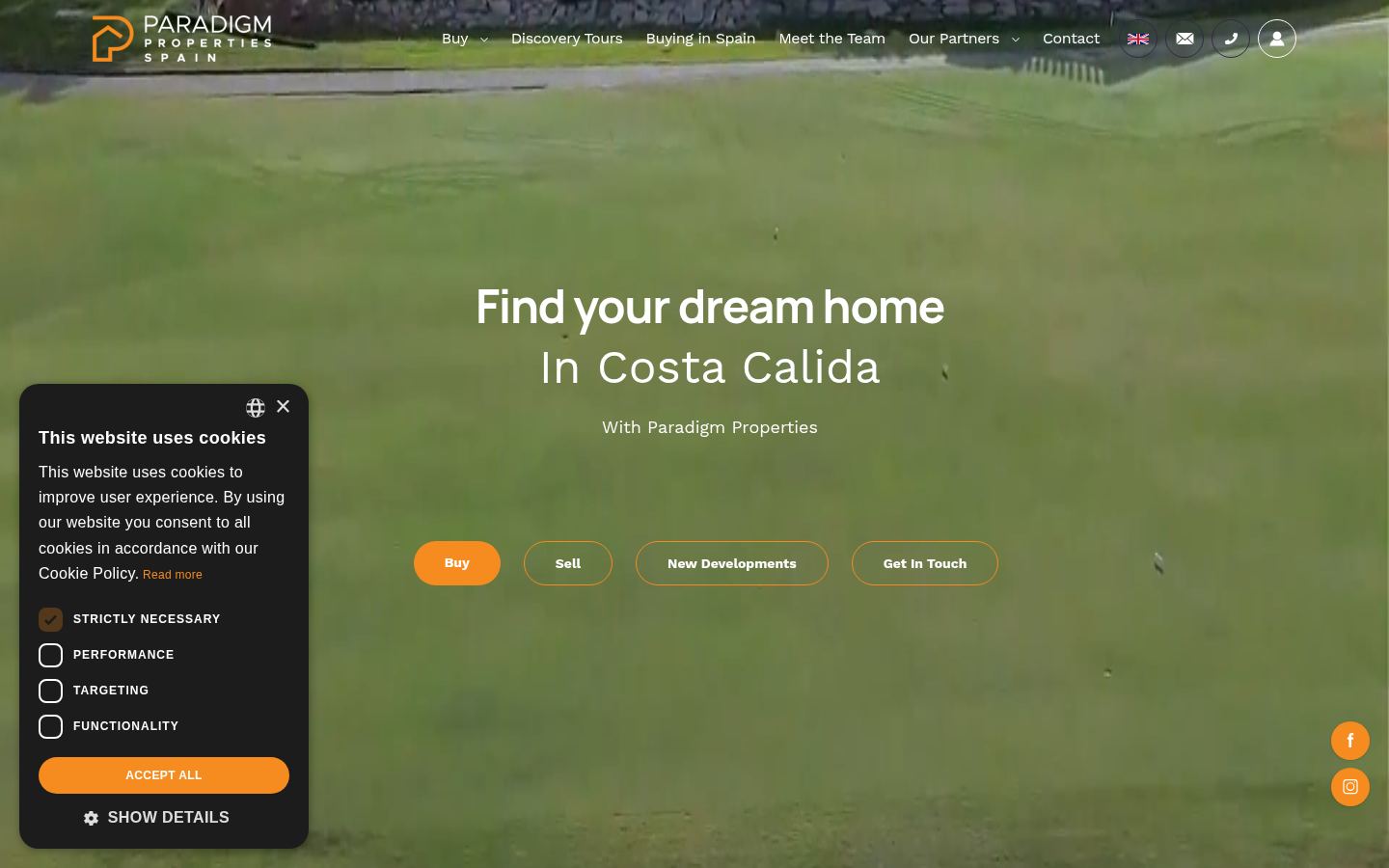 Paradigm Properties Spain · HOMEPAGE_SCREENSHOT