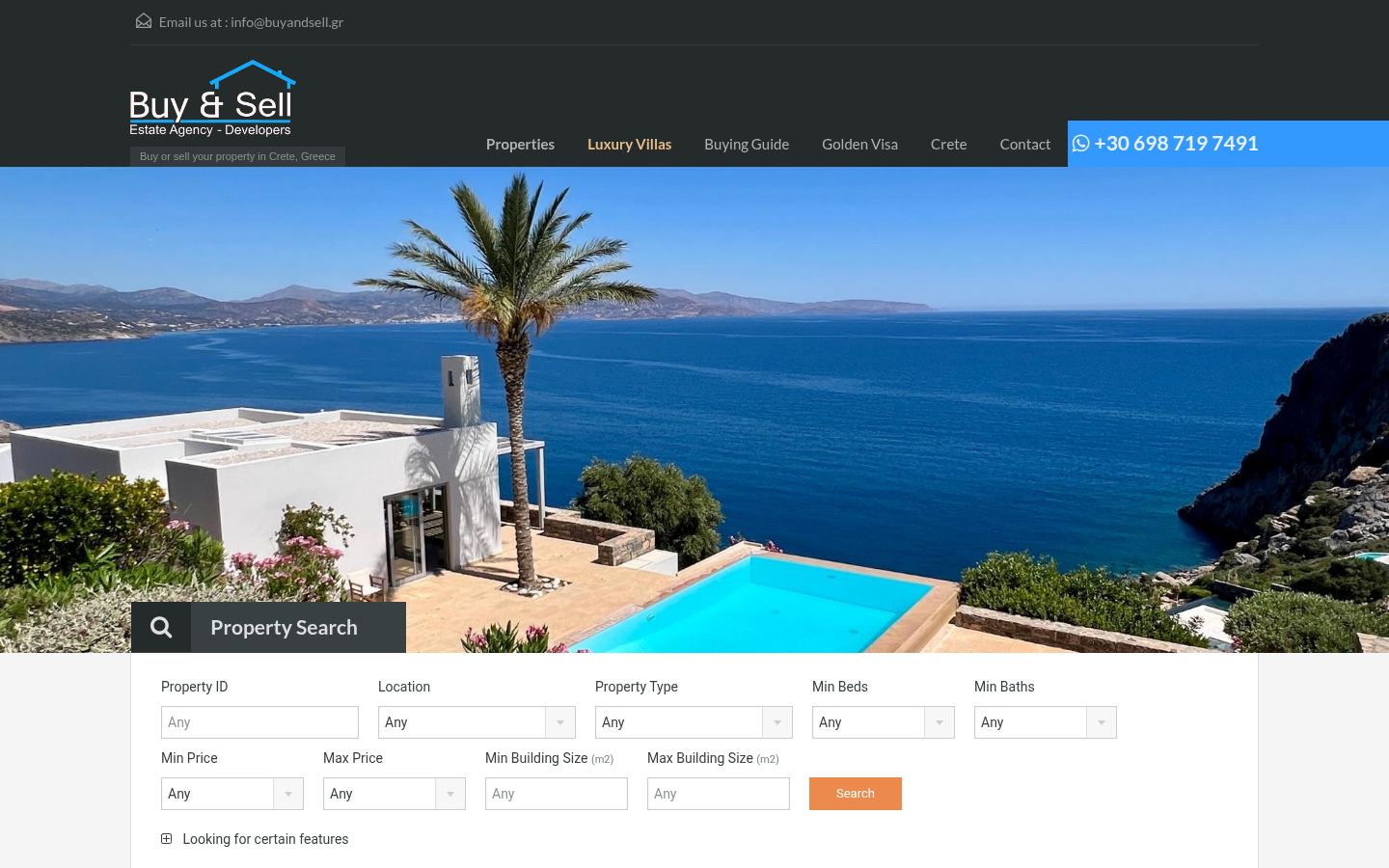 Buy and Sell Estate Agency · HOMEPAGE_SCREENSHOT