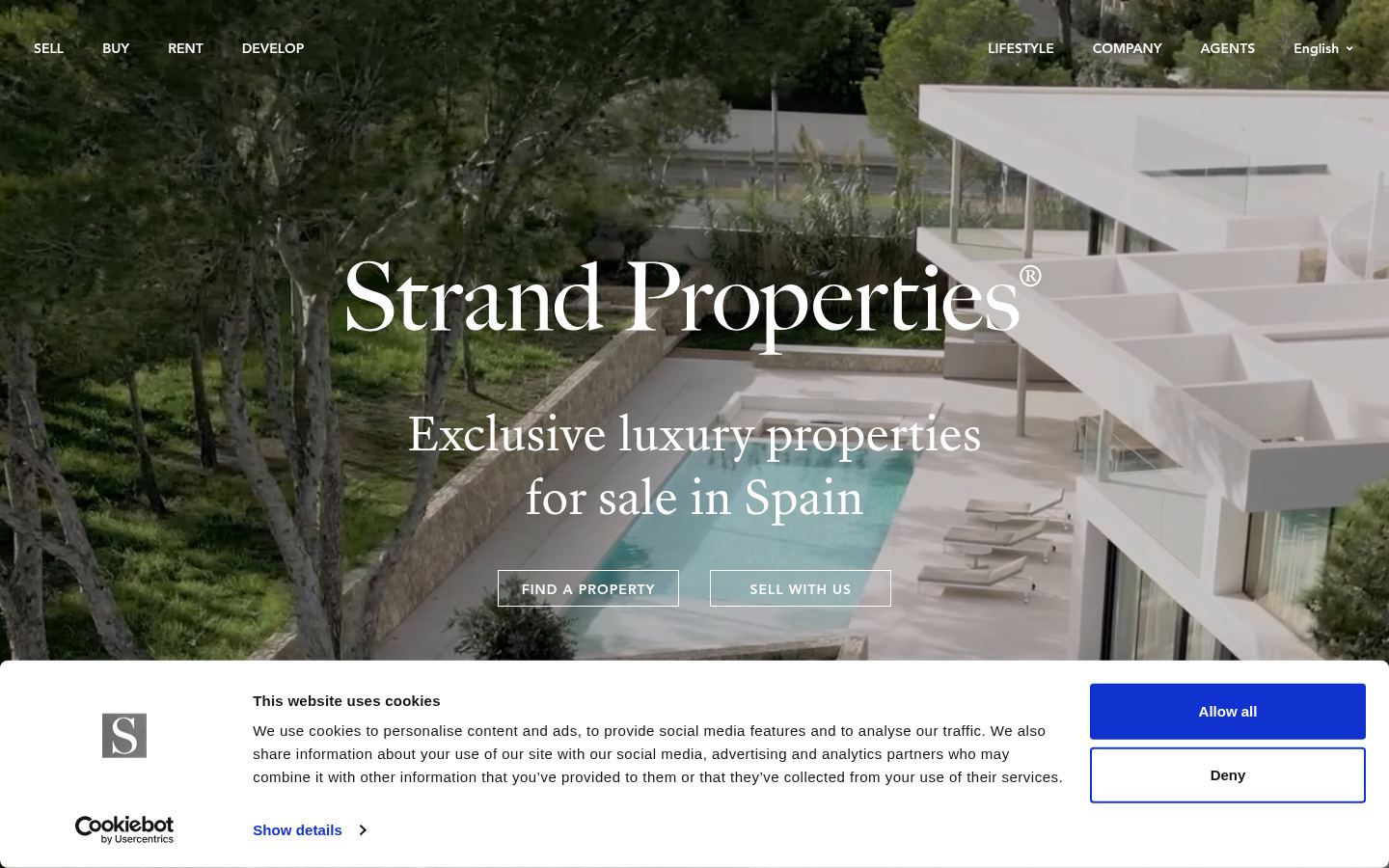 Strand Properties S.L. · HOMEPAGE_SCREENSHOT