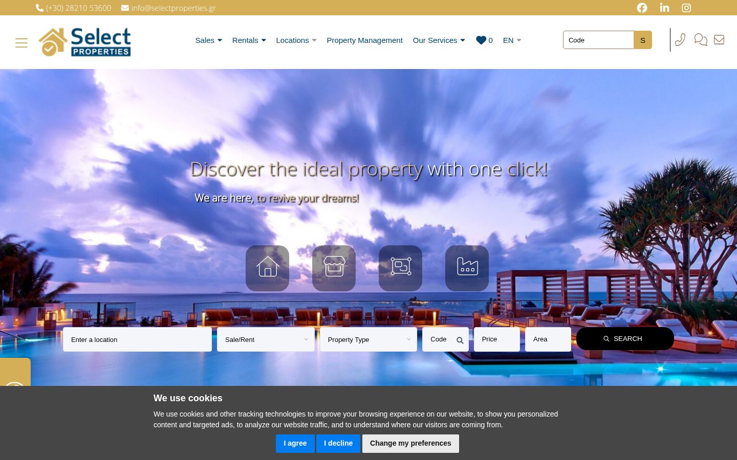 Select Properties · HOMEPAGE_SCREENSHOT