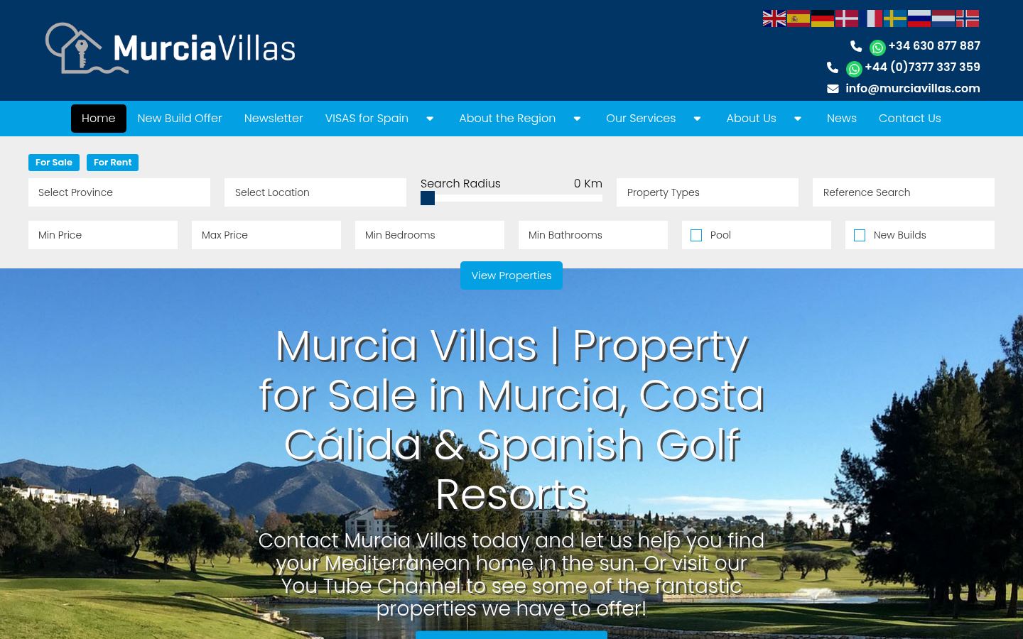 Murcia Villas · HOMEPAGE_SCREENSHOT
