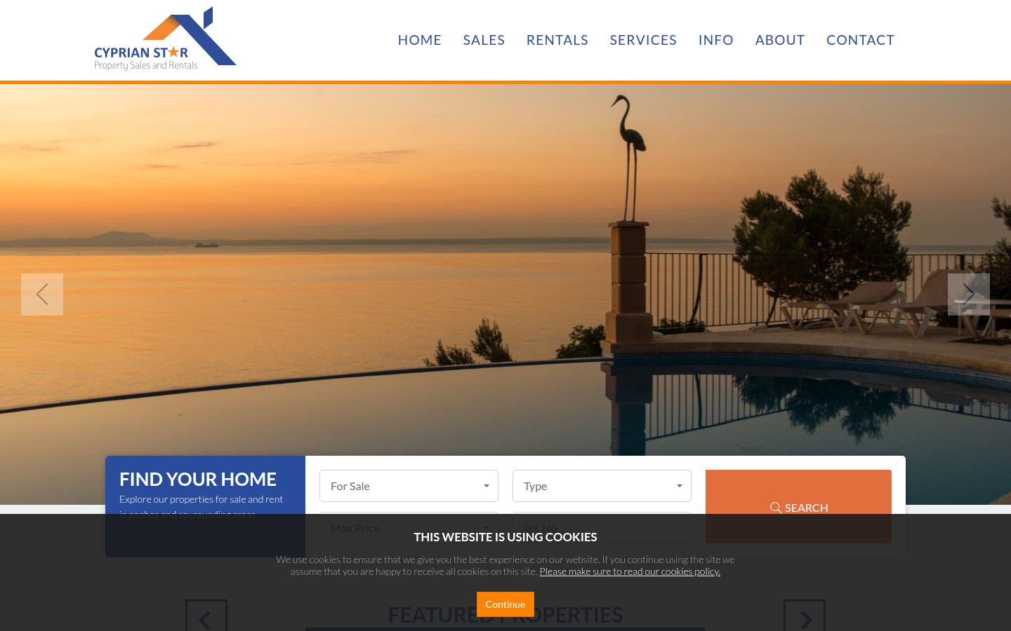Cyprian Star Estates - Protaras · HOMEPAGE_SCREENSHOT
