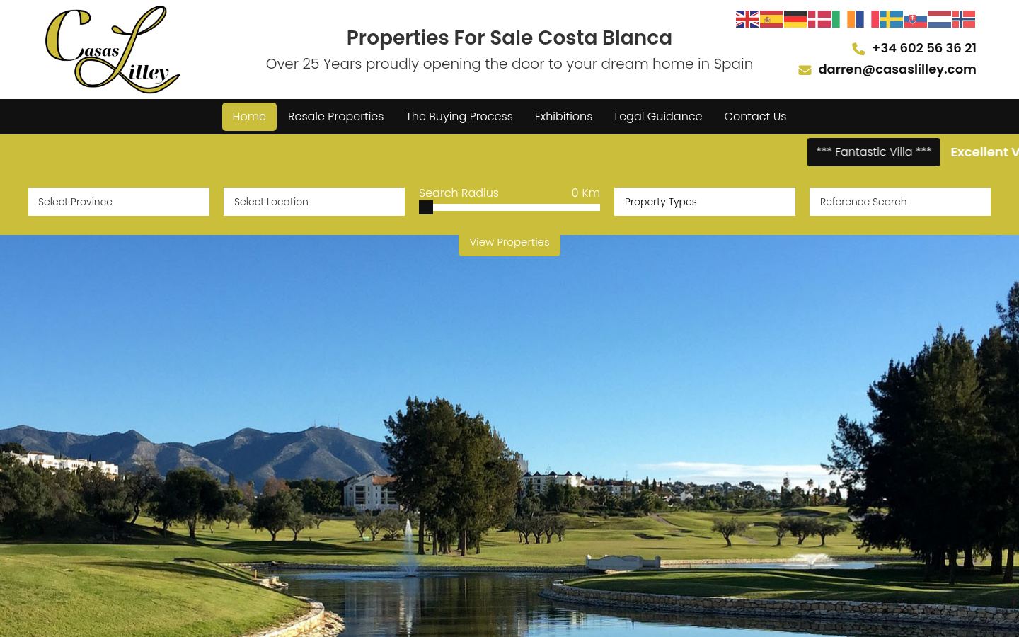 Casas Lilley · HOMEPAGE_SCREENSHOT