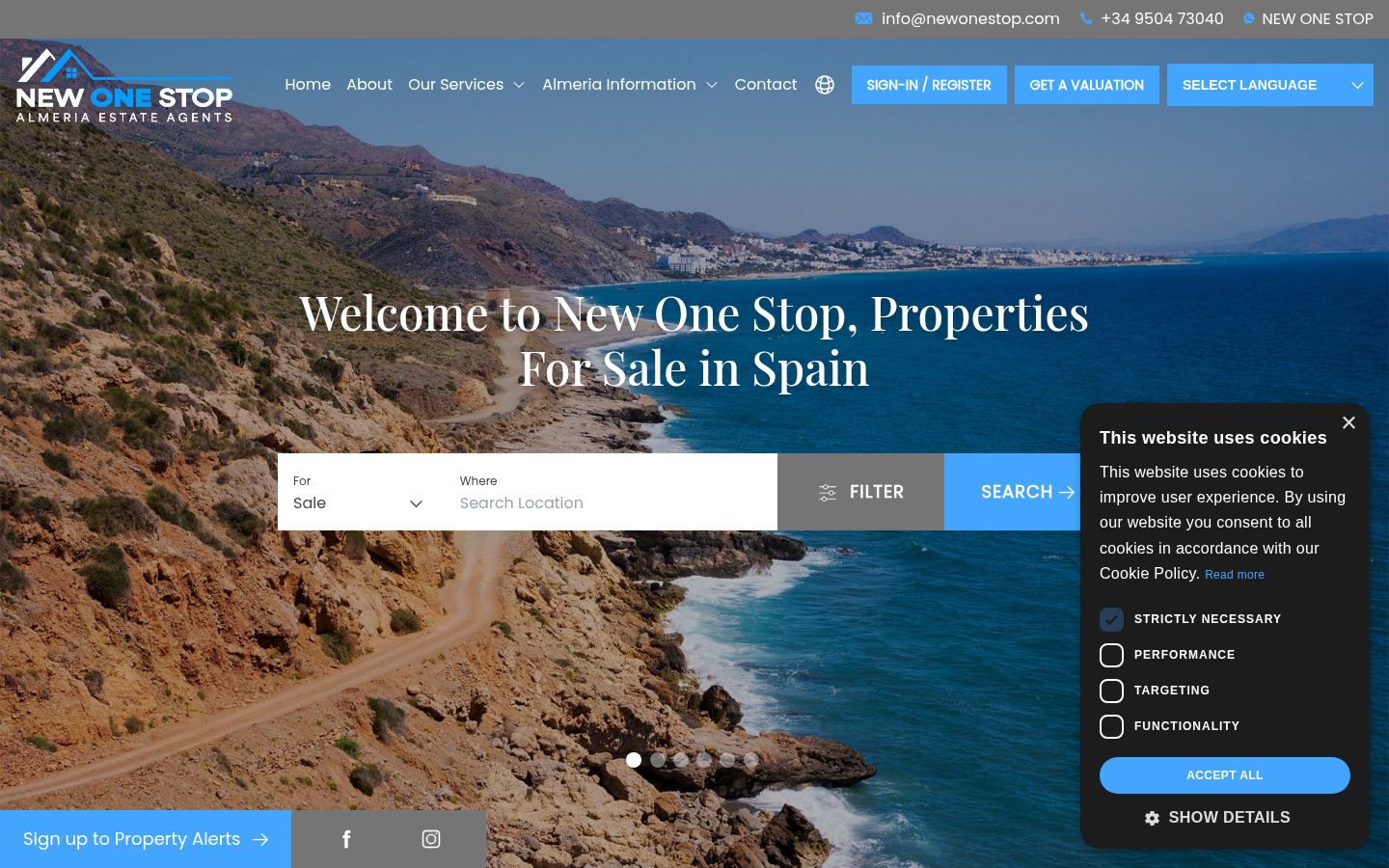 New One Stop · HOMEPAGE_SCREENSHOT