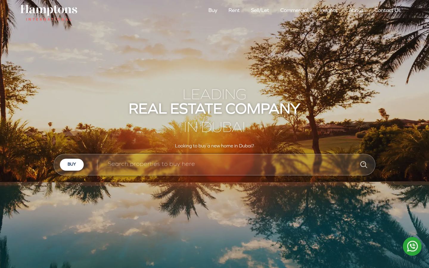 Hamptons International Dubai · HOMEPAGE_SCREENSHOT