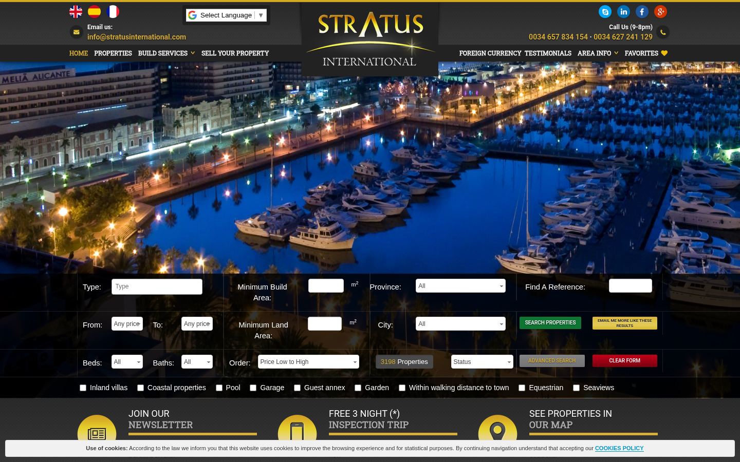 Stratus International · HOMEPAGE_SCREENSHOT