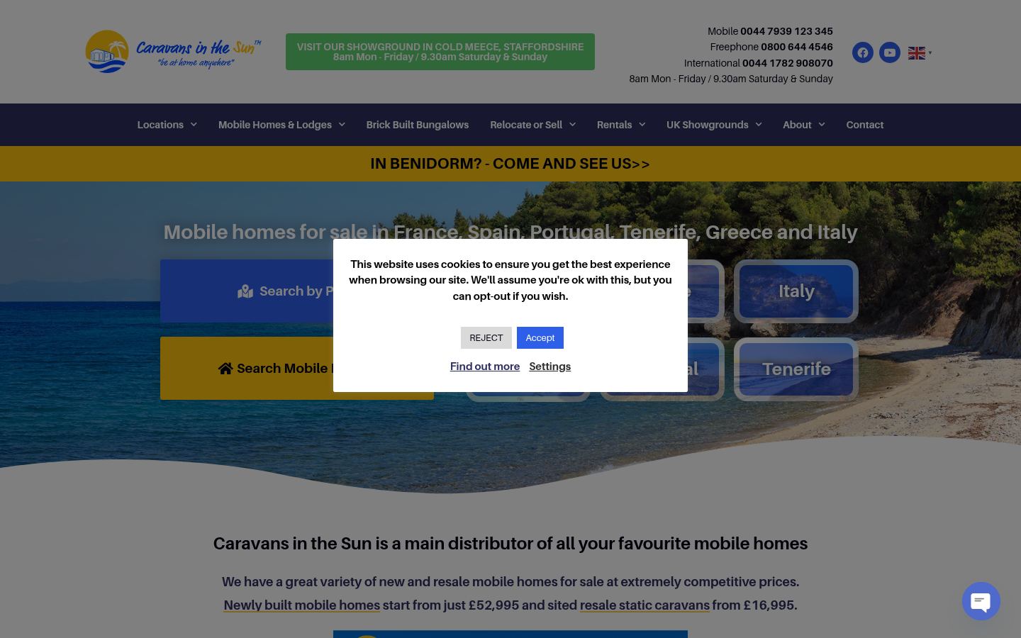 Caravans in the sun · HOMEPAGE_SCREENSHOT