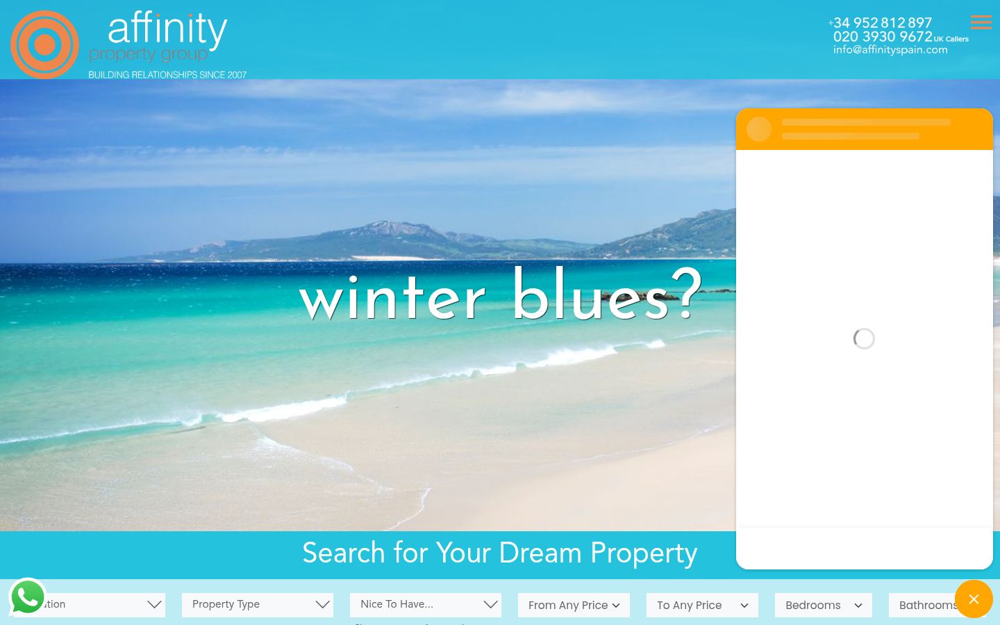 Affinity Spain · HOMEPAGE_SCREENSHOT