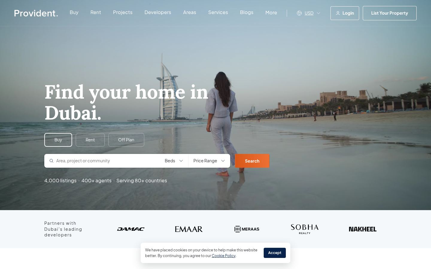 Provident Estate · HOMEPAGE_SCREENSHOT