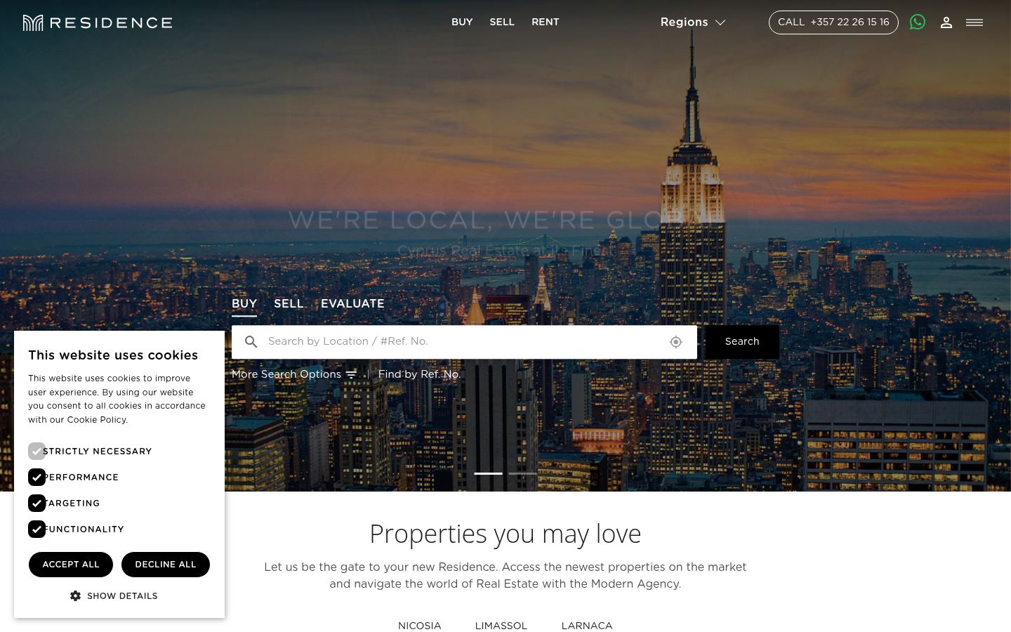 M.Residence · HOMEPAGE_SCREENSHOT
