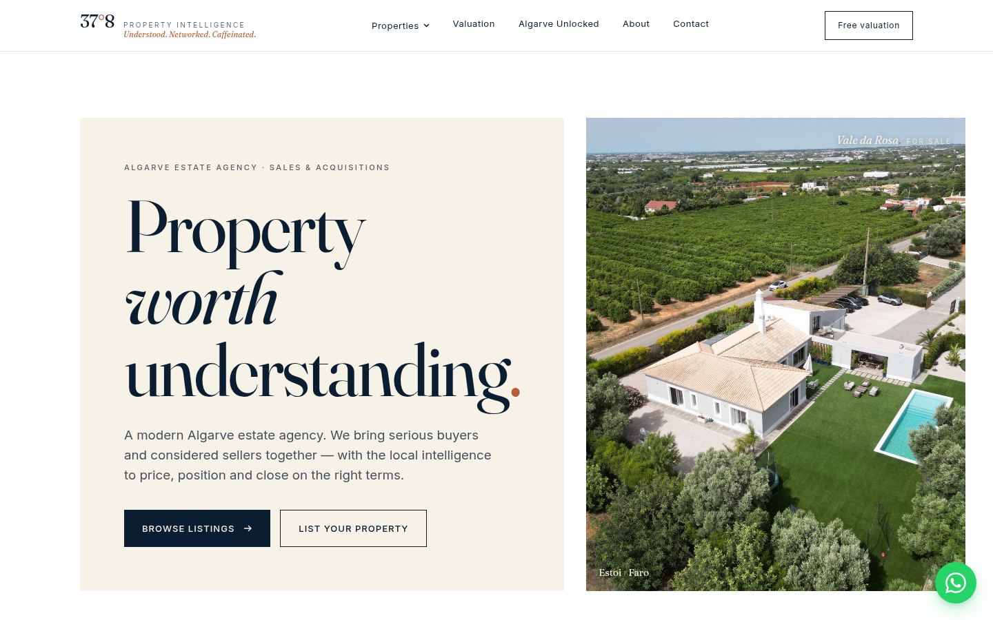 37.8 Real Estate · HOMEPAGE_SCREENSHOT