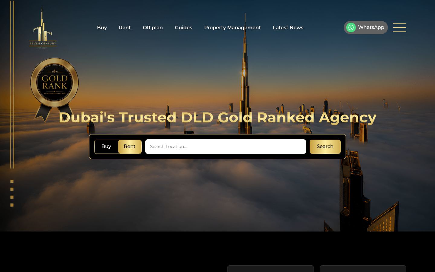Seven Century Real Estate Brokers L.L.C (Branch) · HOMEPAGE_SCREENSHOT