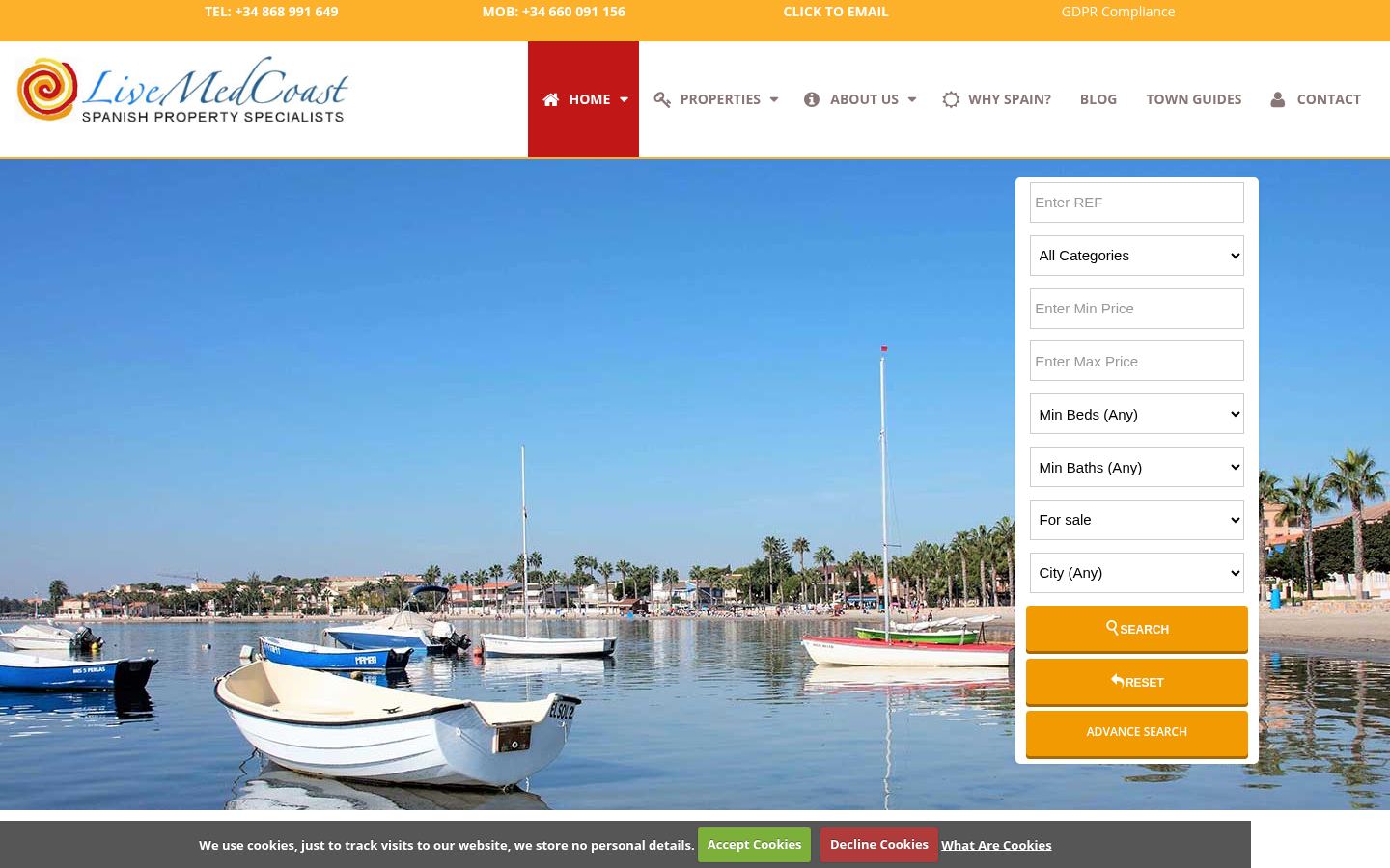 Live Med Coast SL · HOMEPAGE_SCREENSHOT