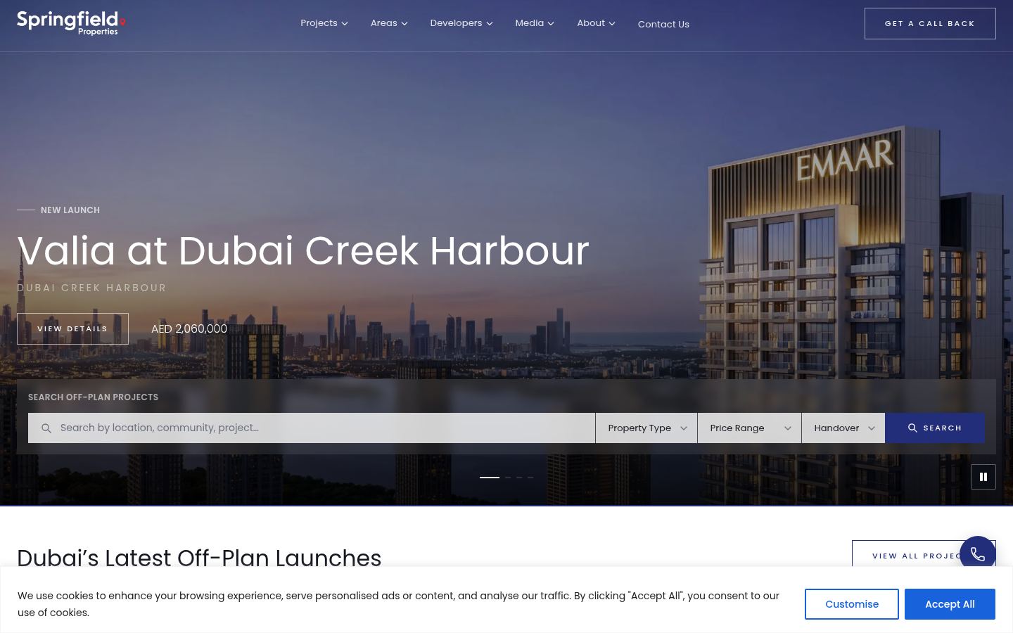 Springfield Properties · HOMEPAGE_SCREENSHOT
