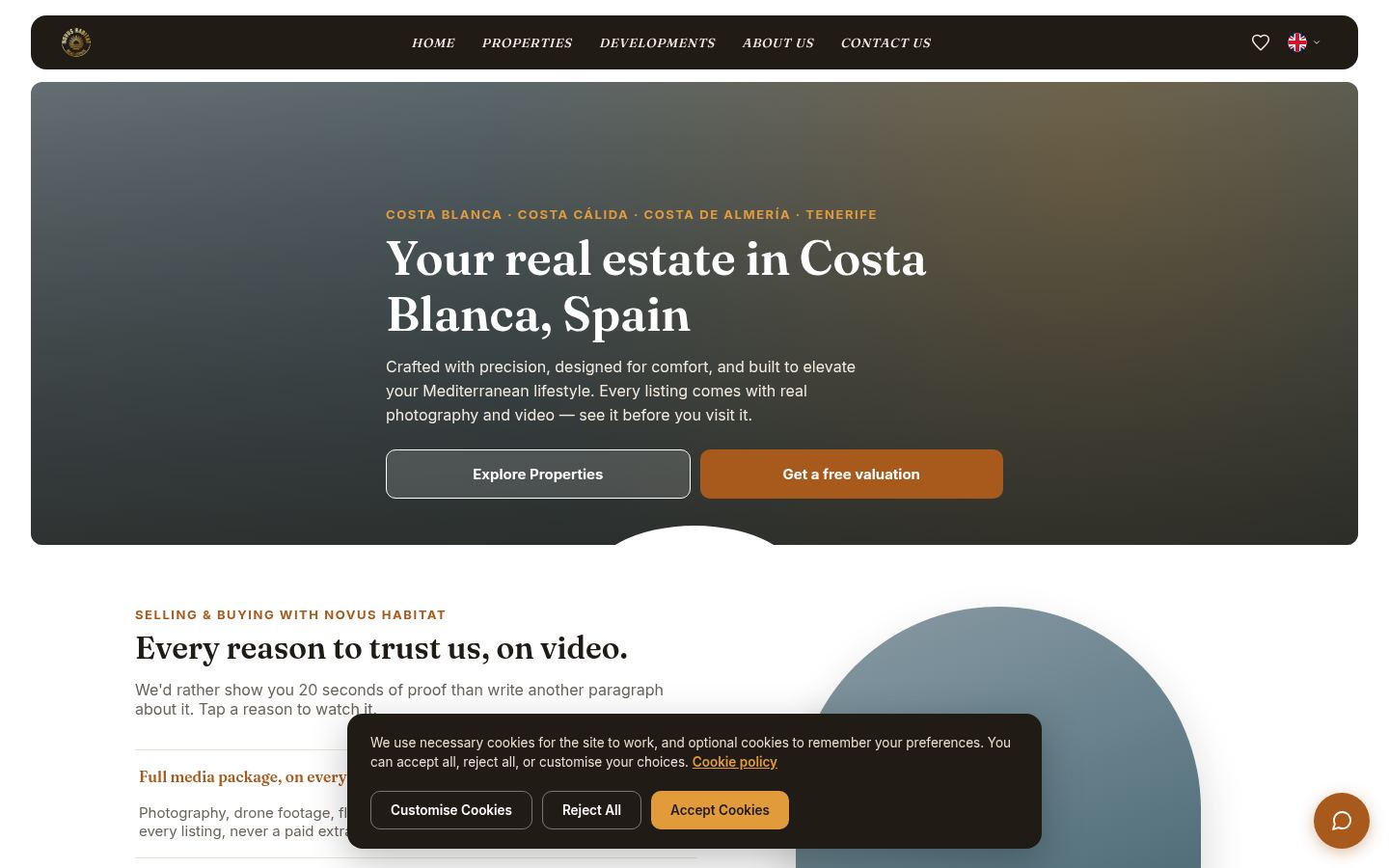 NOVUS HABITAT · HOMEPAGE_SCREENSHOT