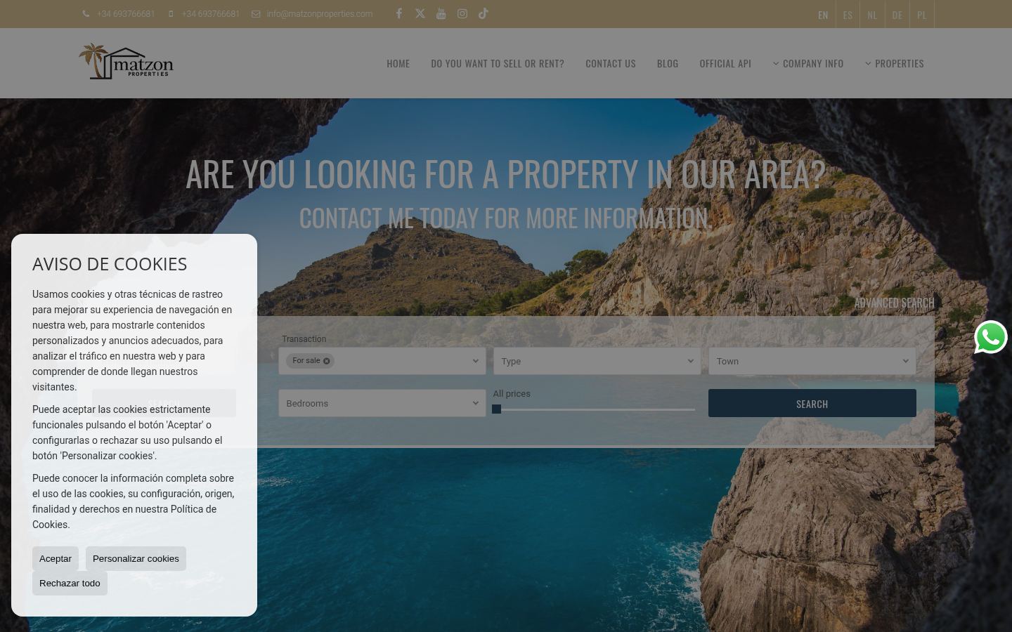 Matzon Properties · HOMEPAGE_SCREENSHOT