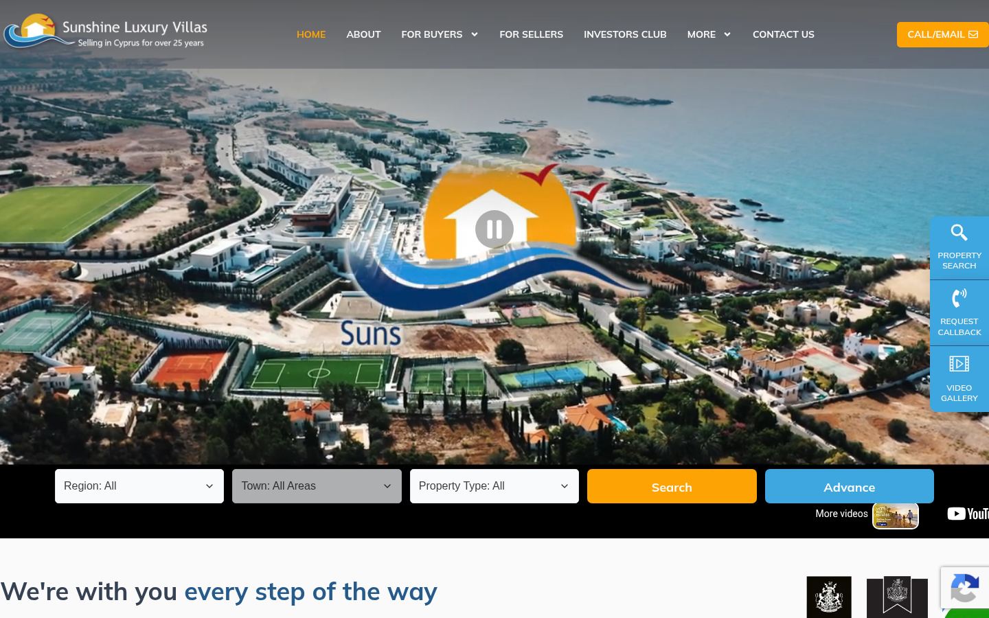 Sunshine Luxury Villas · HOMEPAGE_SCREENSHOT
