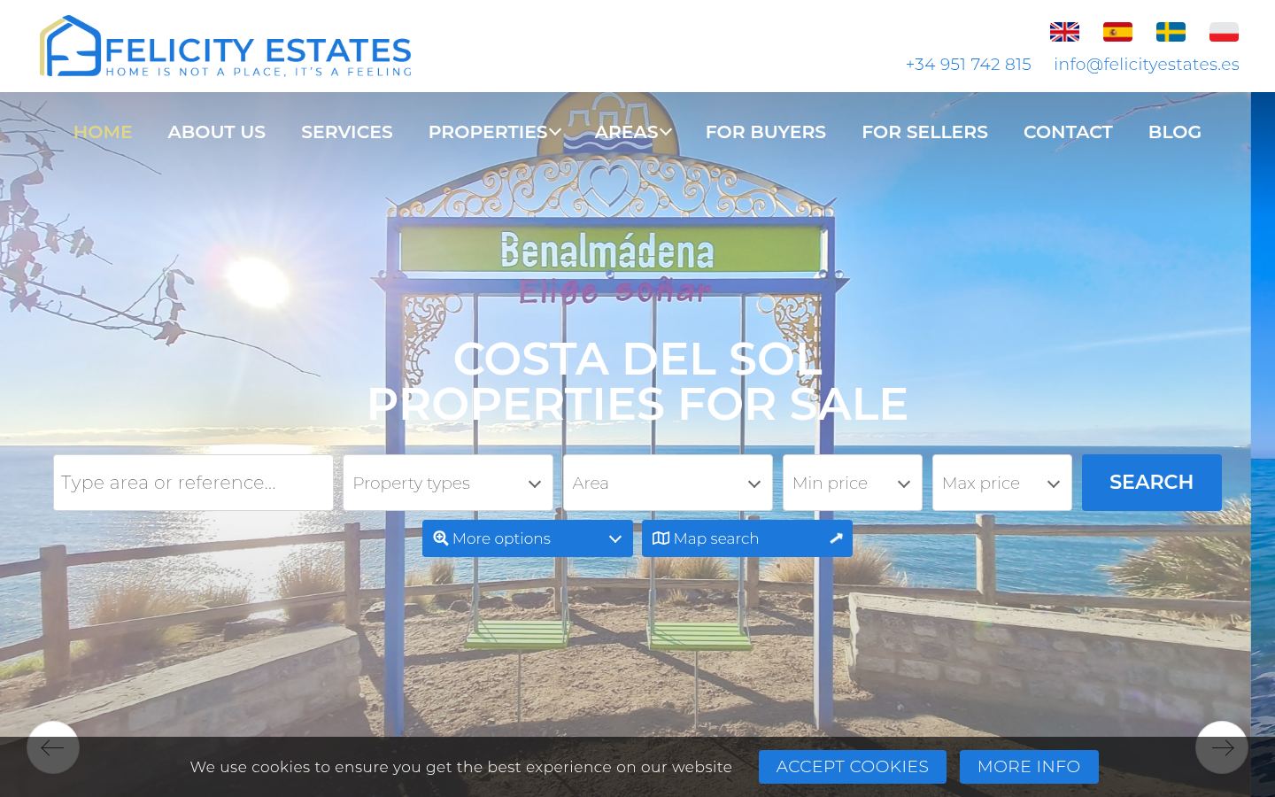 Felicity Estates S.L. · HOMEPAGE_SCREENSHOT