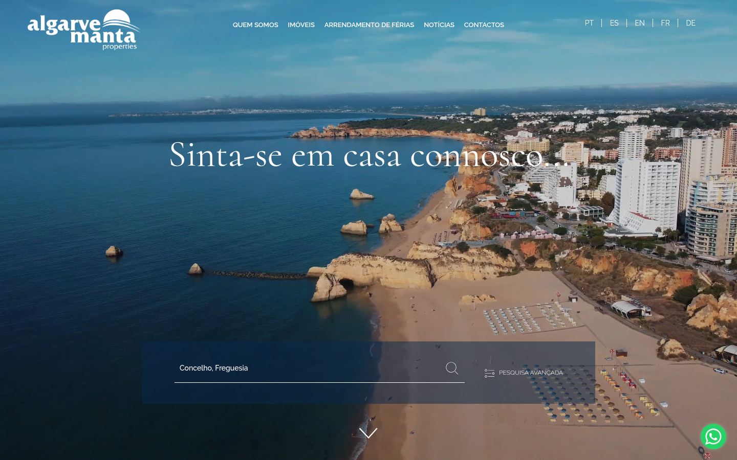 Algarve Manta Properties · HOMEPAGE_SCREENSHOT