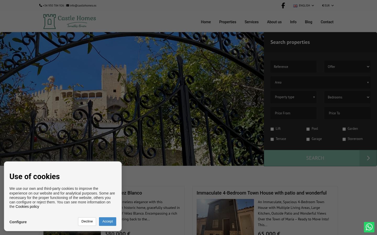 Castle Homes · HOMEPAGE_SCREENSHOT