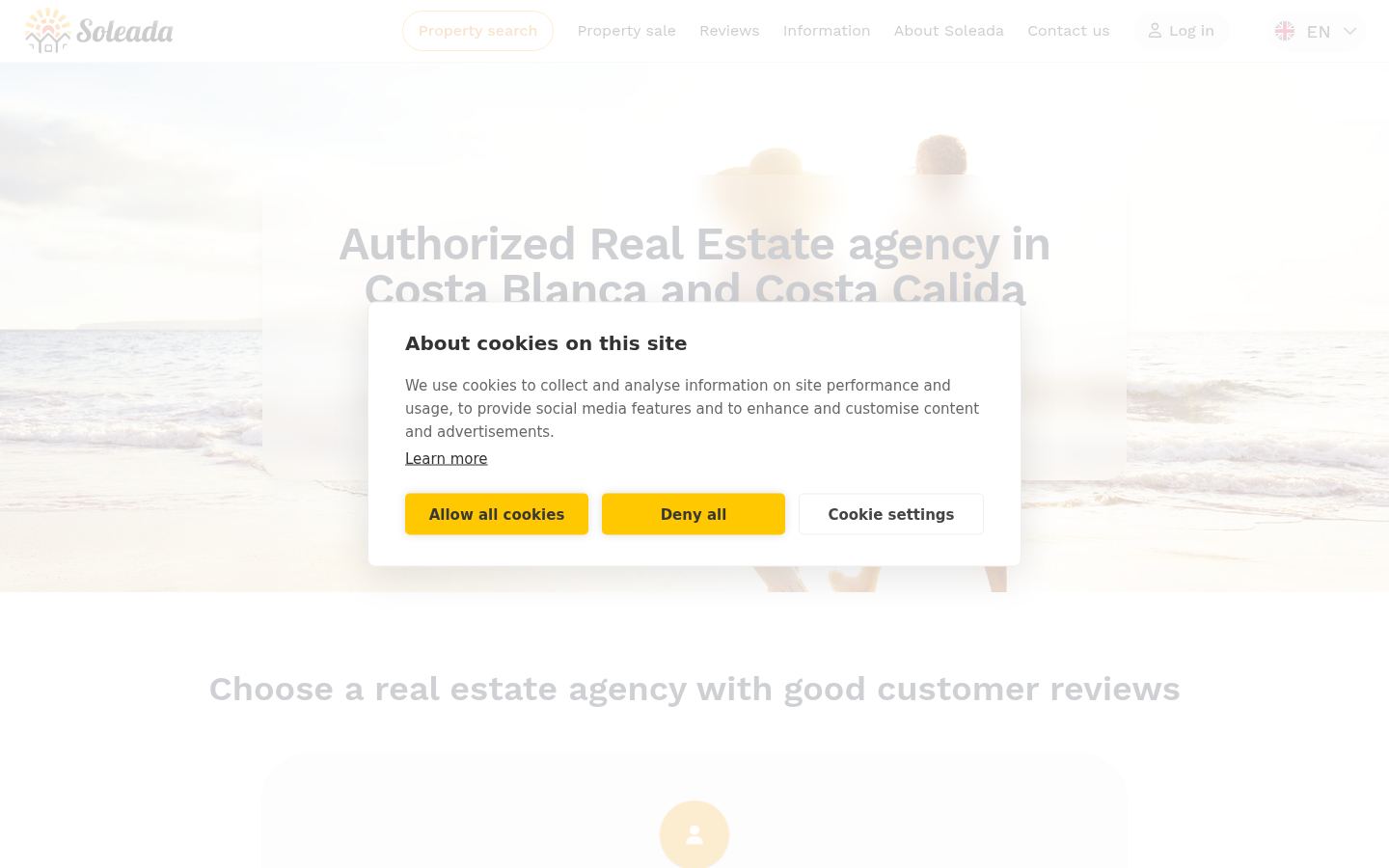 Soleada Homes · HOMEPAGE_SCREENSHOT