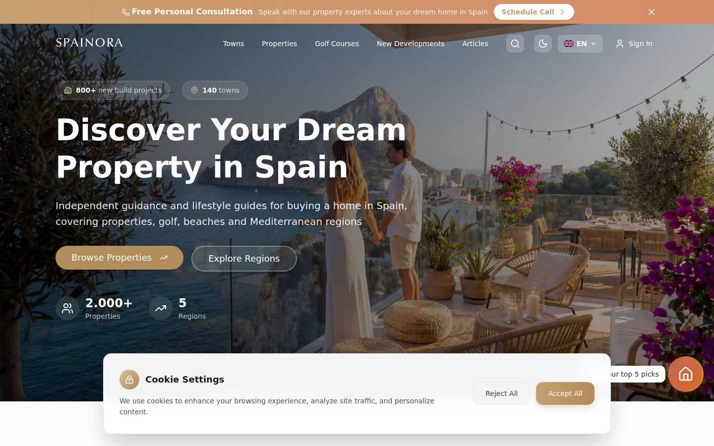 Spainora · HOMEPAGE_SCREENSHOT