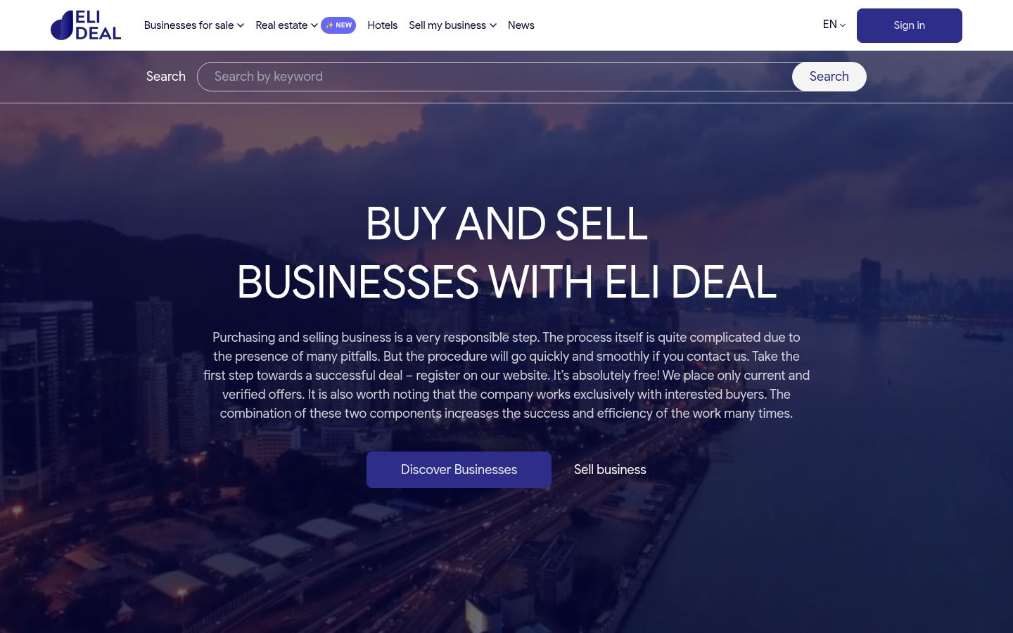 Eli Deal &middot; HOMEPAGE_SCREENSHOT