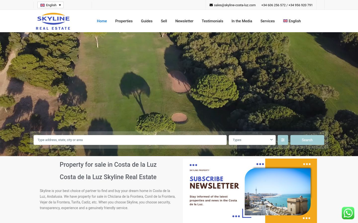Skyline Costa Luz · HOMEPAGE_SCREENSHOT