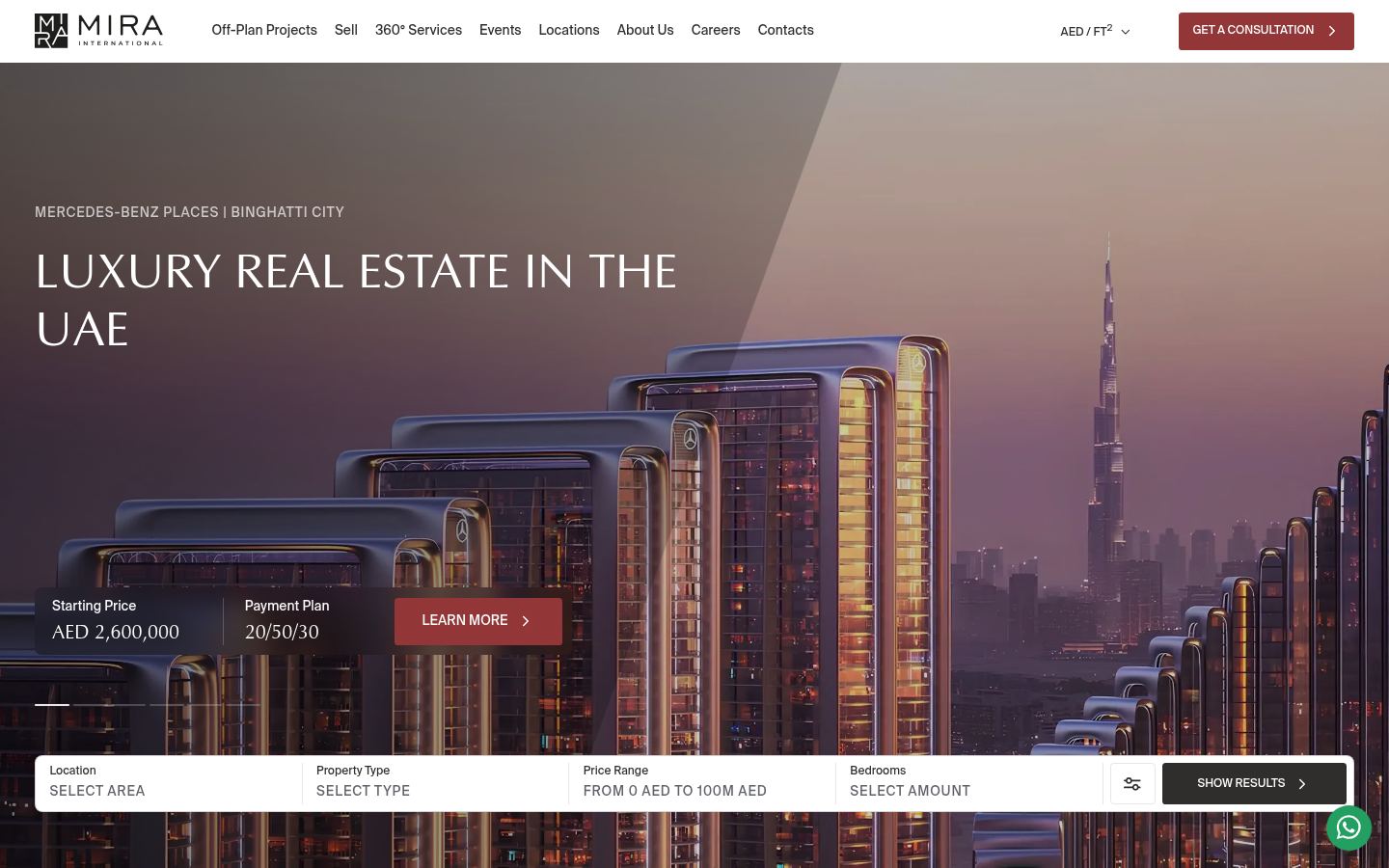 MIRA International - T3 · HOMEPAGE_SCREENSHOT