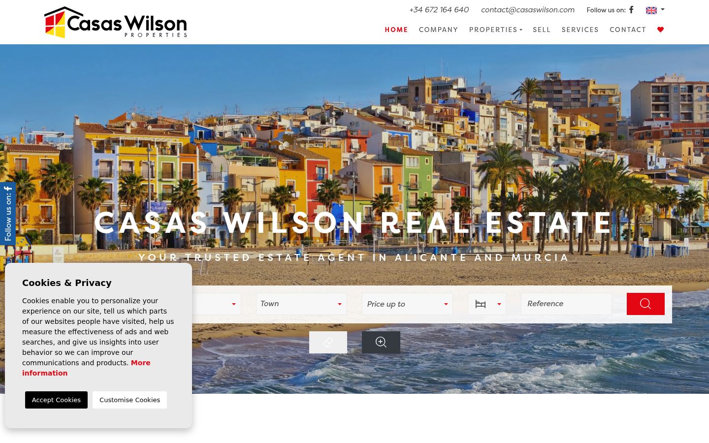 Casas Wilson · HOMEPAGE_SCREENSHOT